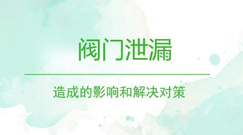 閥門泄漏造成（chéng）的影響和解決對策