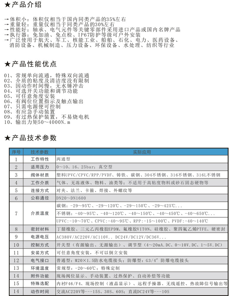  ED9A對夾式（shì）/法蘭式（shì）硬密封電動蝶閥