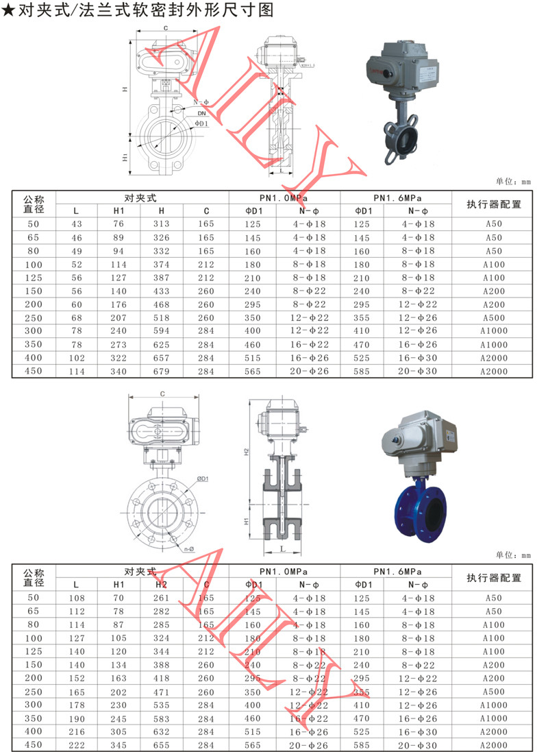 ED9A電動軟密（mì）封蝶閥（fá）